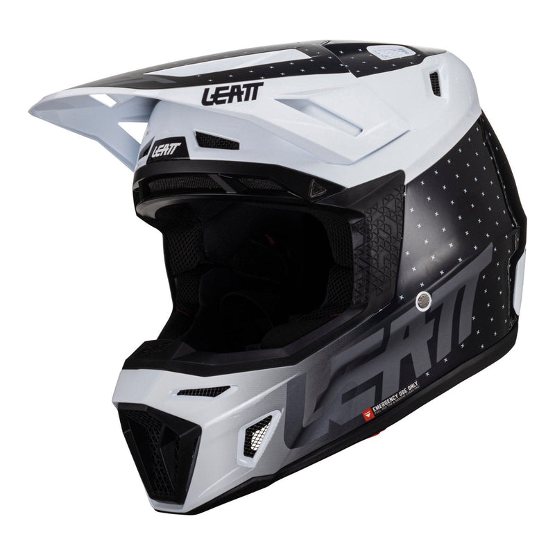 Leatt 2024 8.5 Helmet & Goggle Kit - Black / White Size Large 60cm