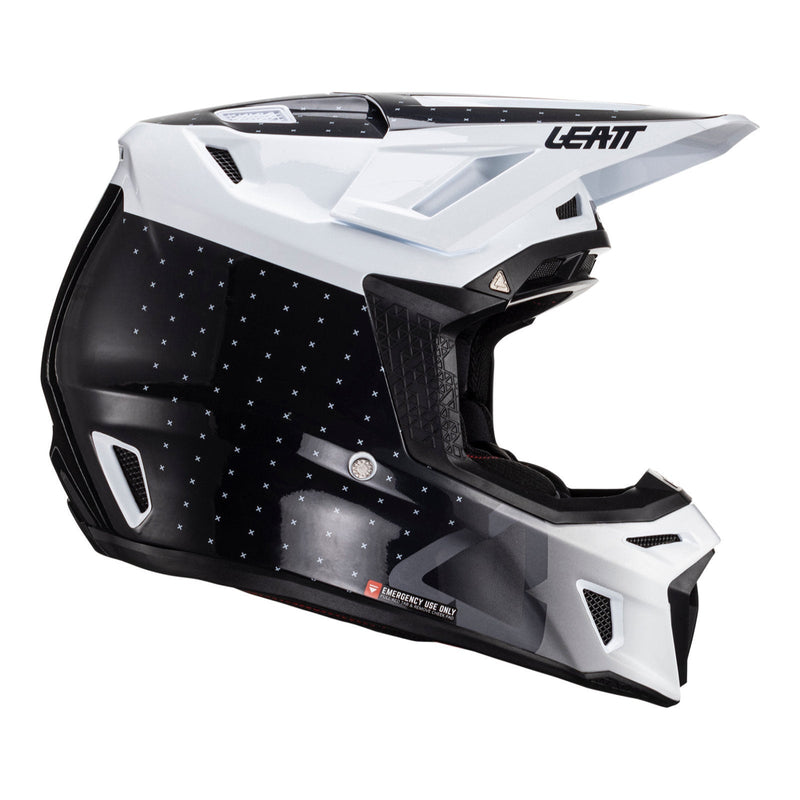 Leatt 2024 8.5 Helmet & Goggle Kit - Black / White Size Large 60cm