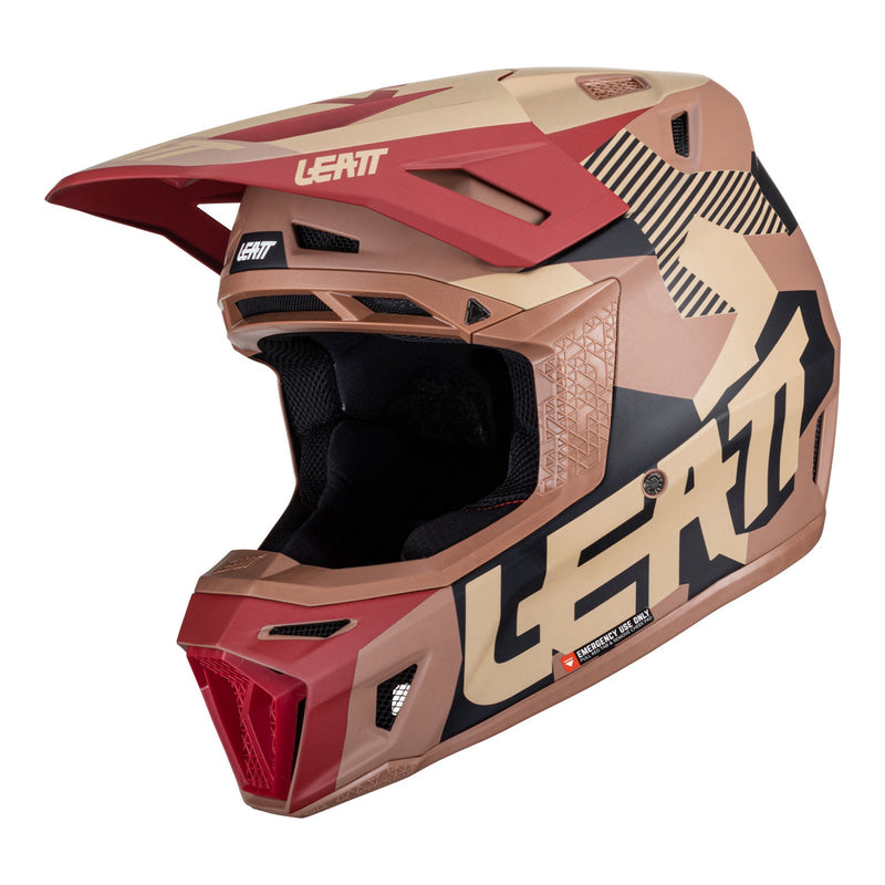 Leatt 2024 8.5 Helmet & Goggle Kit - Rubystone Size Small 56cm