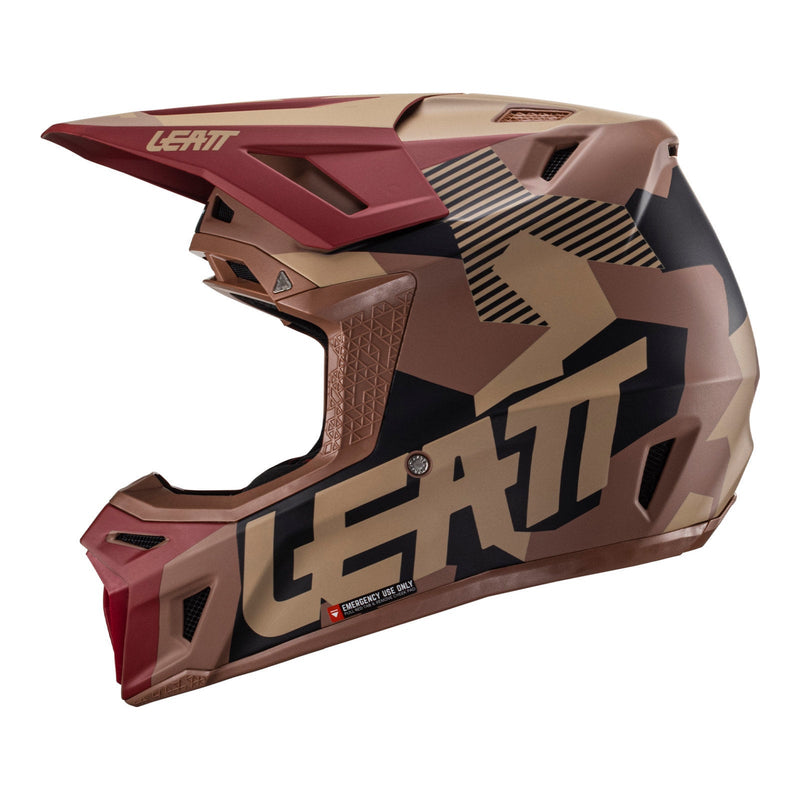 Leatt 2024 8.5 Helmet & Goggle Kit - Rubystone Size Small 56cm