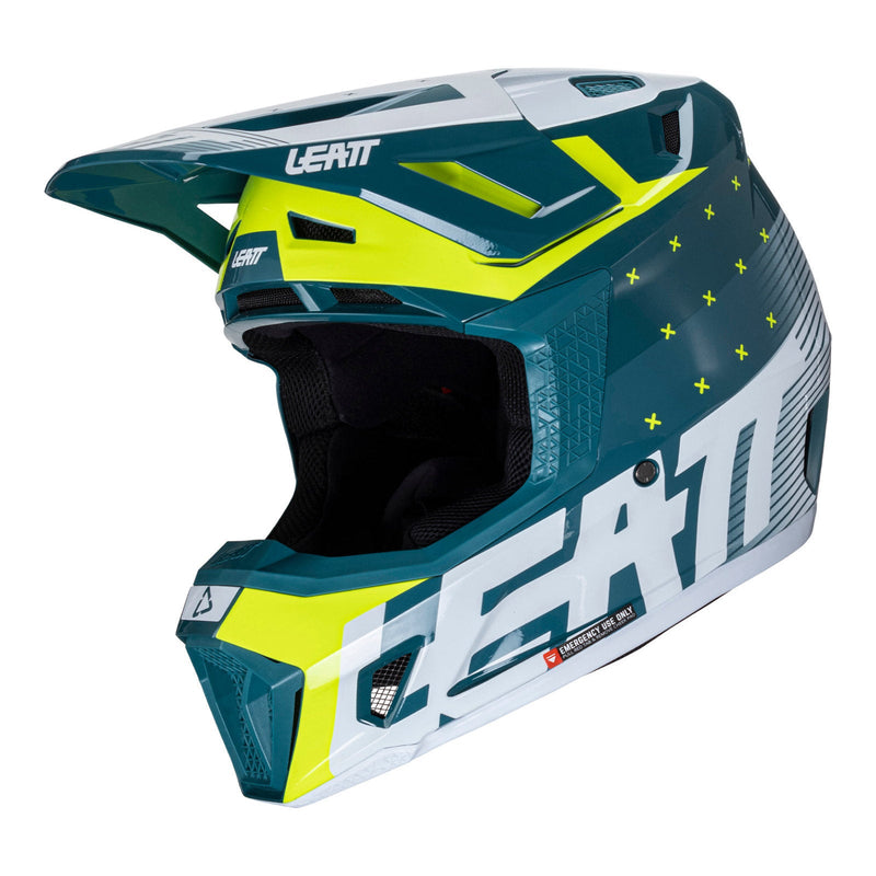 Leatt 2024 7.5 Helmet & Goggle Kit - Acid Fuel Size Small 56cm