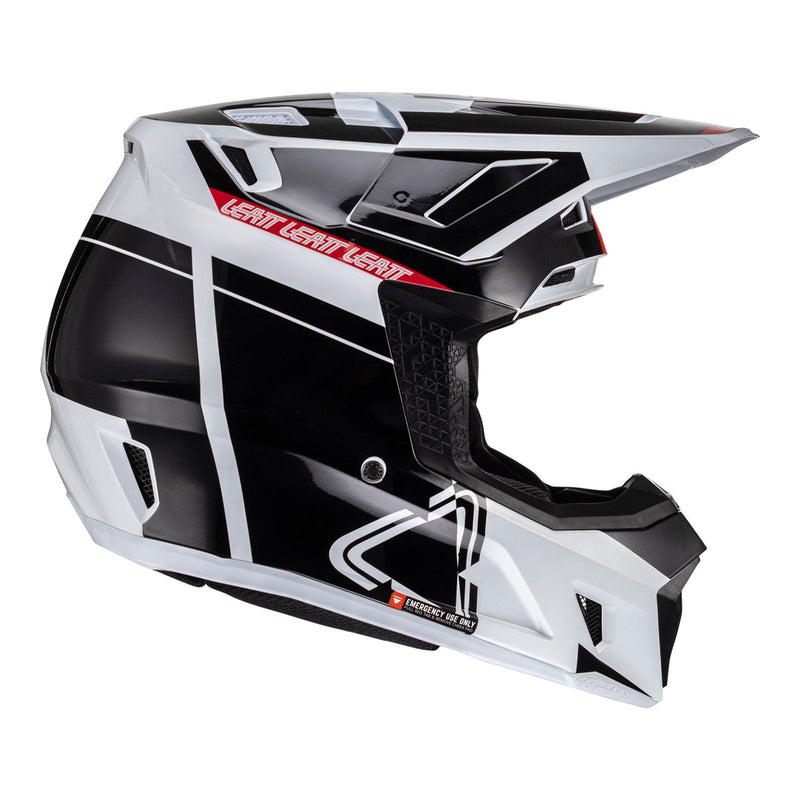 Leatt 2024 7.5 Helmet & Goggle Kit - Black / White Size XS 54cm