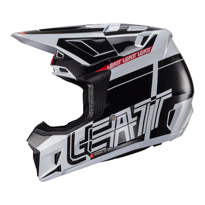 Leatt 2024 7.5 Helmet & Goggle Kit - Black / White Size XS 54cm