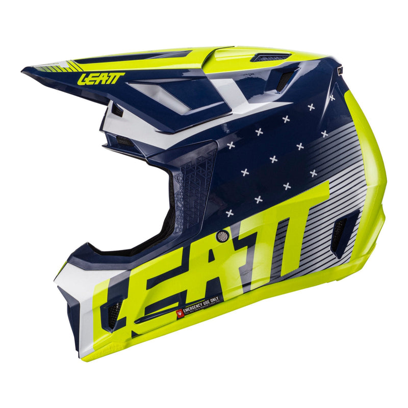 Leatt 2024 7.5 Helmet & Goggle Kit - Blue Size Medium 58cm