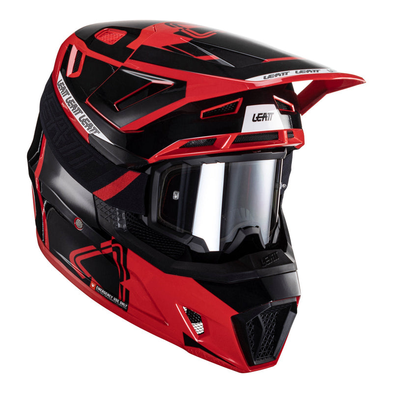 Leatt 2024 7.5 Helmet & Goggle Kit - Red Size Large 60cm