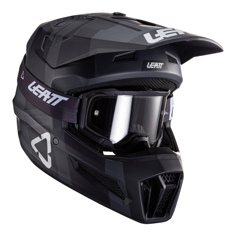 Leatt 2024 3.5 Helmet & Goggle Kit - Black Size XS 54cm