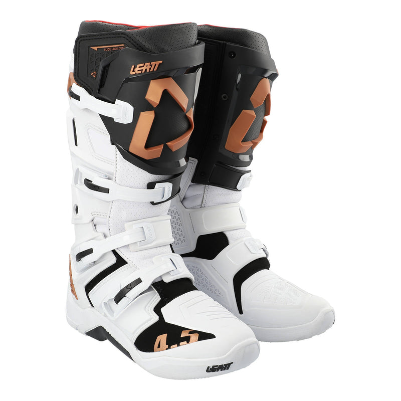 Leatt 4.5 Enduro Boot - White / Black / Bronze Boot Size EU 42