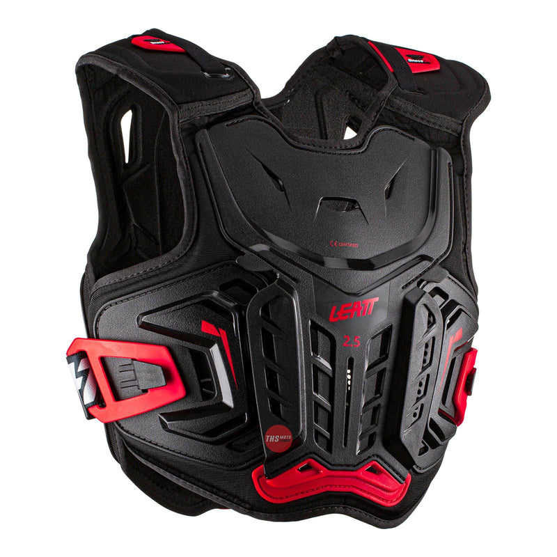 Leatt 2022 Chest Protector 2.5 Black Red Jr 134-146cm