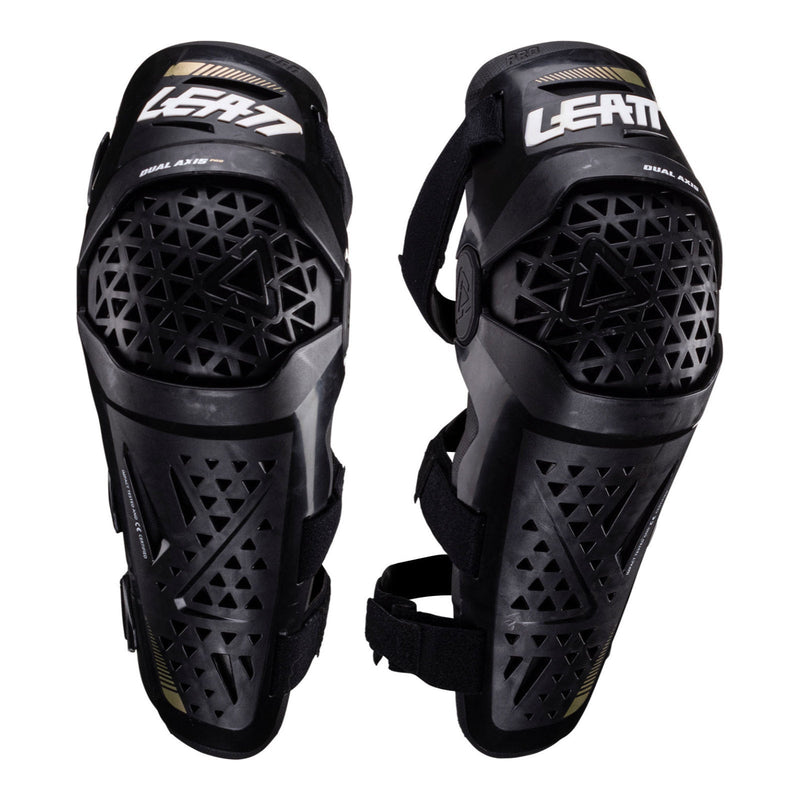 Leatt Dual Axis Pro Knee & Shin Guard - Black Size 2XL