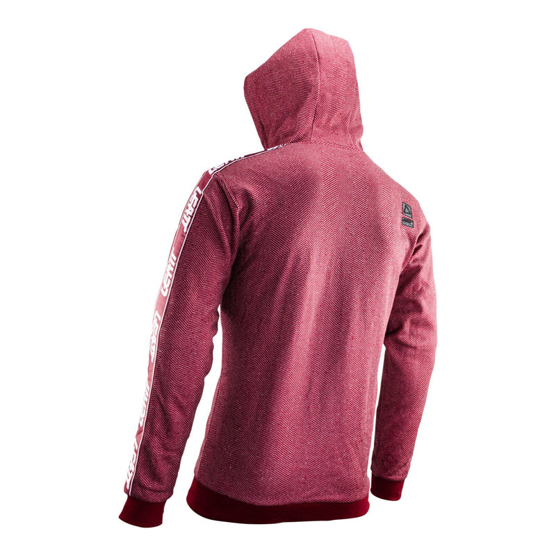 Leatt Premium Zip-Hoodie - Ruby Size Large