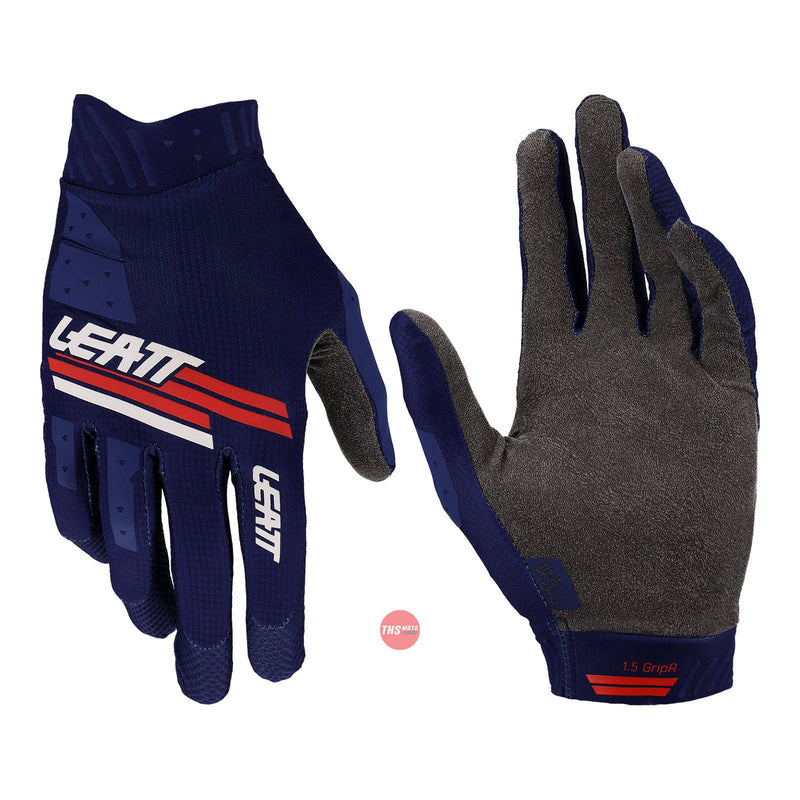 Leatt 2022 Moto 1.5 Gripr Gloves Royal Small US8