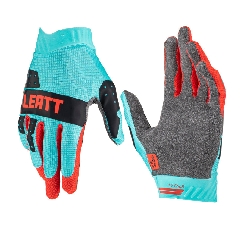 Leatt 2023 Junior 1.5 GripR Glove - Fuel Size YXS