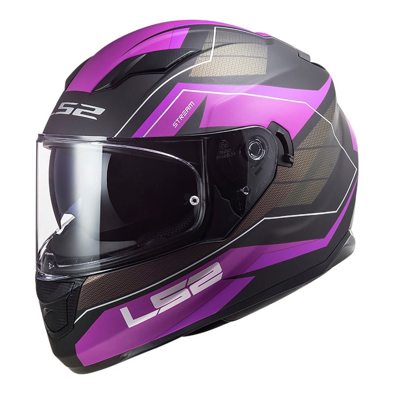 LS2 Helmets FF320 Stream Evo Mercury Mat Purp  tit XL 61cm 62cm