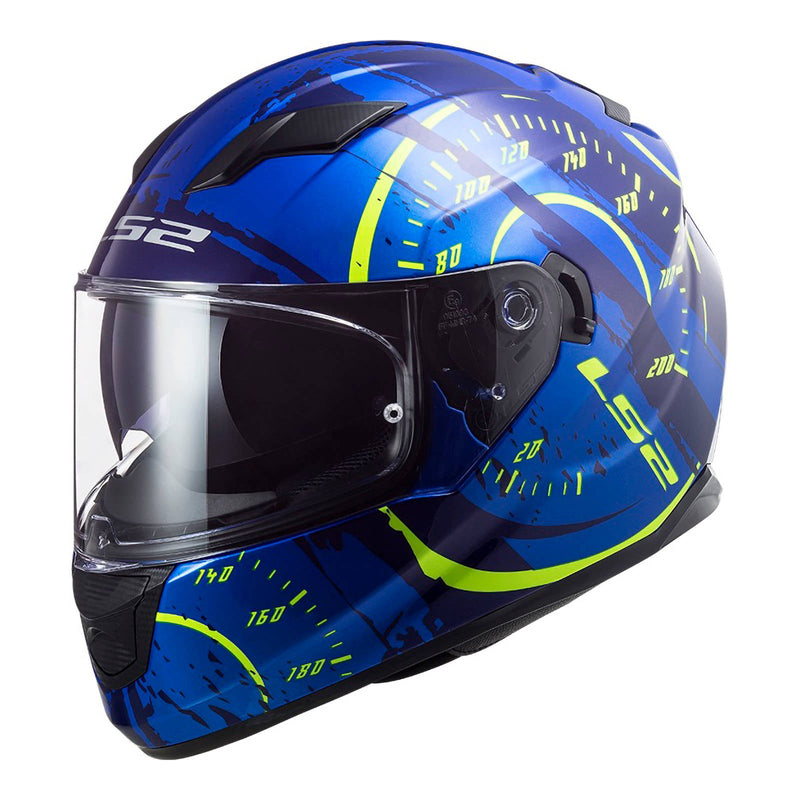 LS2 Helmets FF320 Stream Evo Tacho Blu hi-vis XS 53cm 54cm