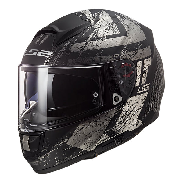 LS2 FF397 VECTOR EVO HELMET HUNTER MATTE BLACK TITANIUM 2XL 63cm 64cm