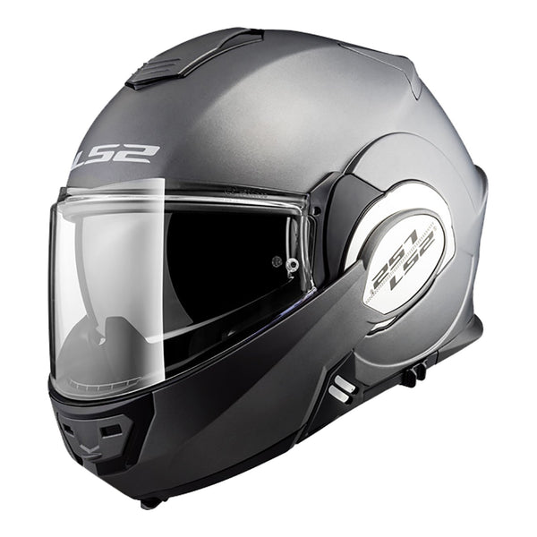 LS2 FF399 VALIANT HELMET MATTE TITANIUM Small 55cm 56cm