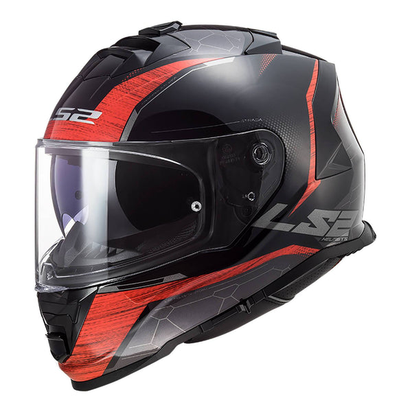 LS2 FF800 Storm Classy Black Red Road Helmet Size Large 60cm