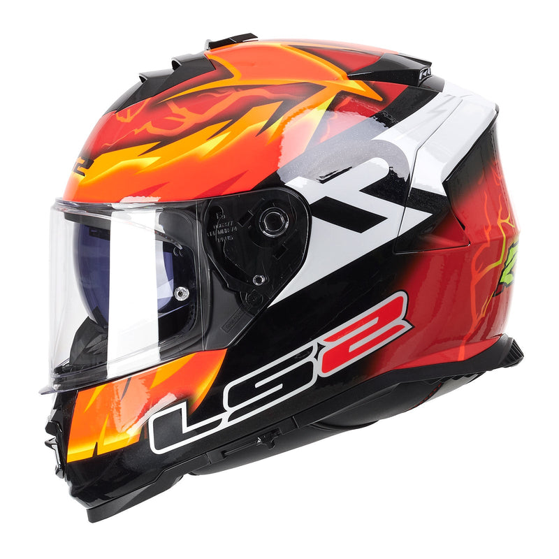 LS2 FF800 Storm - Rinaldi Replica Orange Road Helmet Size Large 60cm