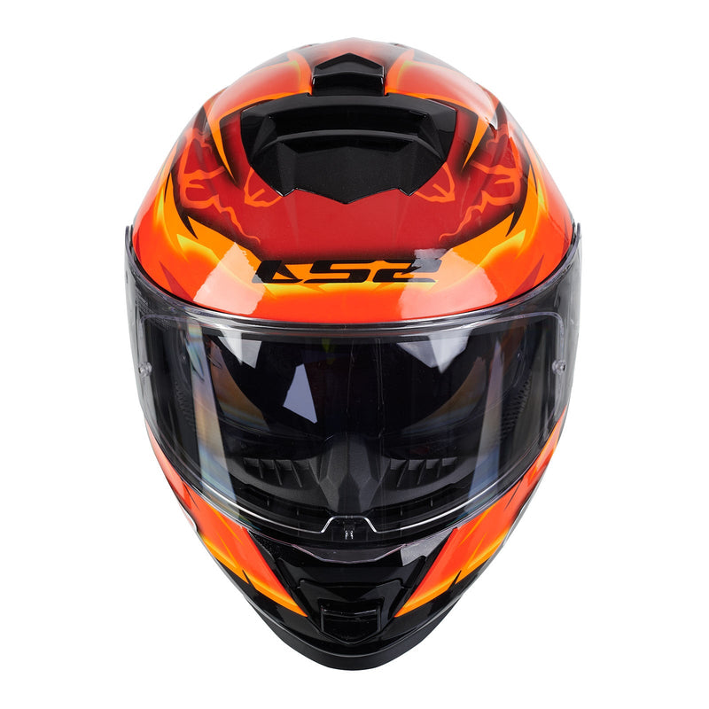 LS2 FF800 Storm - Rinaldi Replica Orange Road Helmet Size Large 60cm