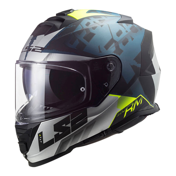 LS2 Helmets FF800 Storm Sprinter Matt Black Slvr Cobalt Medium 57cm 58cm