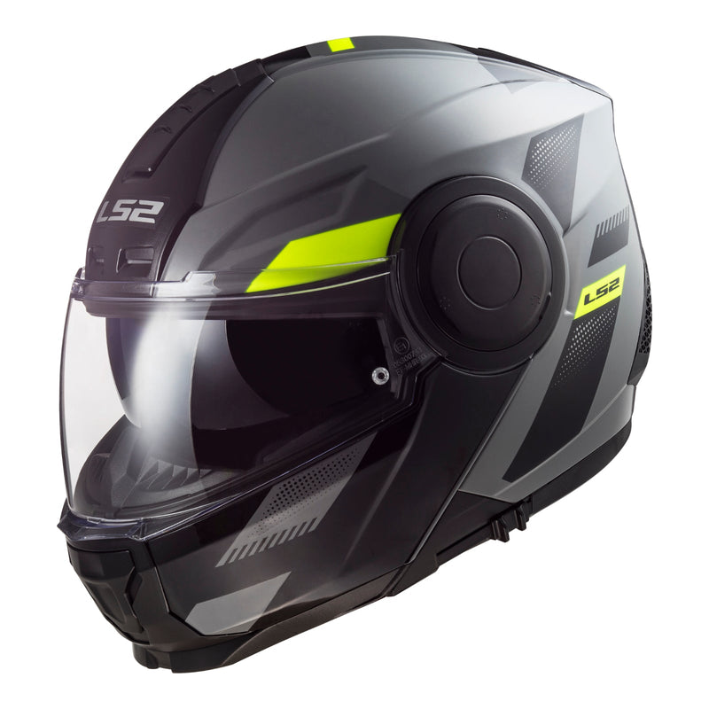 LS2 FF902 Scope Max - Nardo Grey / Hi-Vis Yellow / Black Road Helmet Size 2XL 64cm