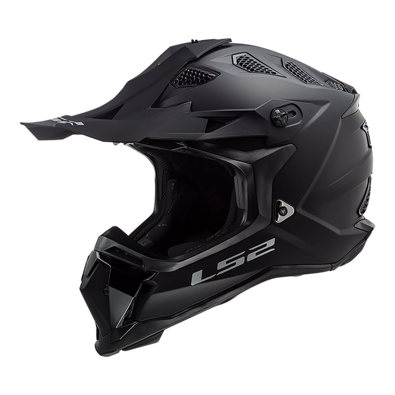 LS2 MX470 SUBVERTER HELMET MATTE BLACK Size 2XL 63cm 64cm