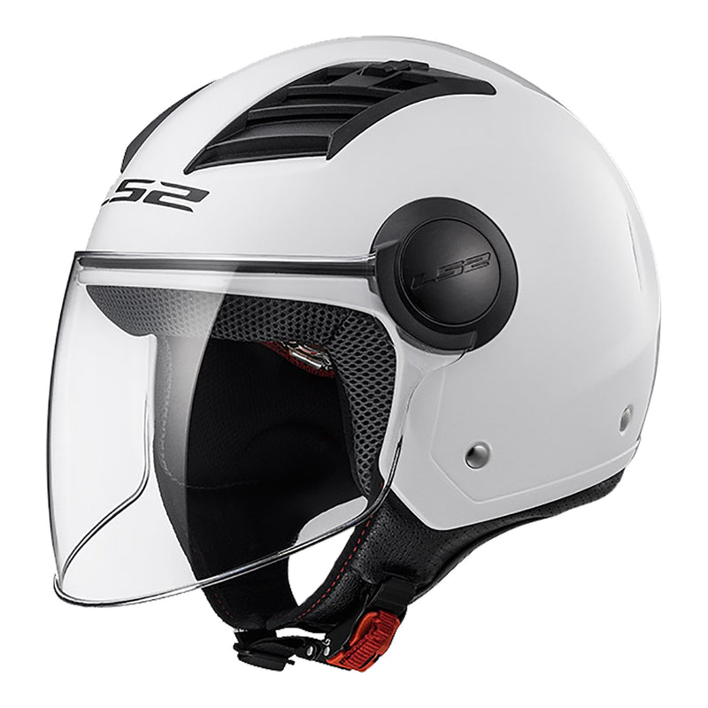 LS2 OF562 AIRFLOW WHITE Open Face Helmet Size Small 55cm 56cm