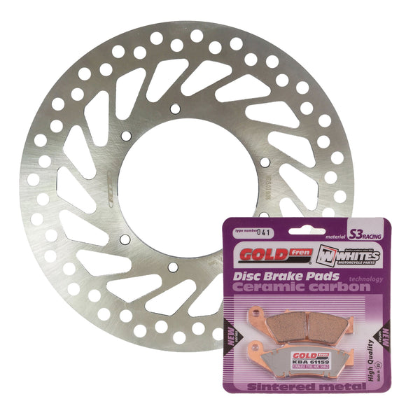 BRAKE ROTOR & PAD FRONT KIT - HON CRF250R 04-14