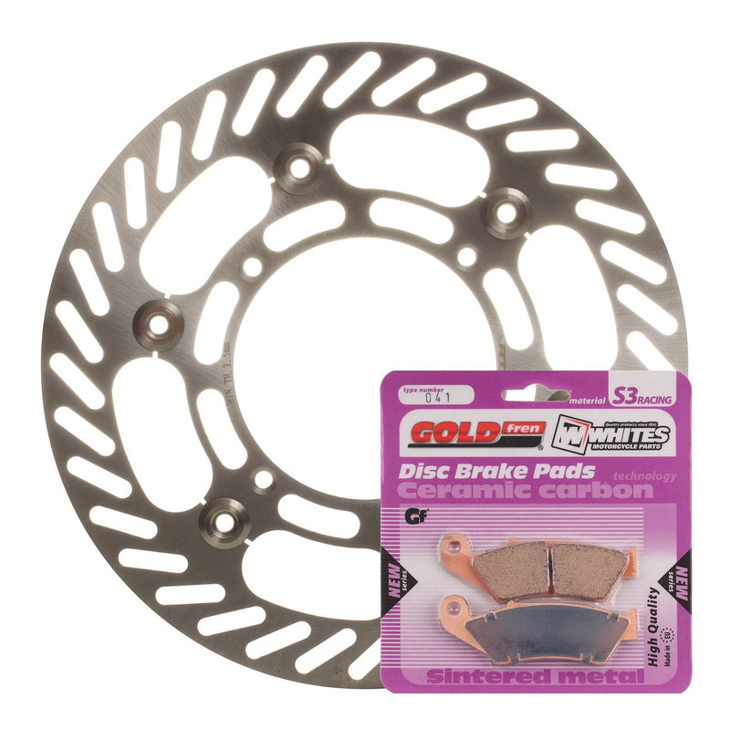 BRAKE ROTOR & PAD FRONT KIT - KAW KX250F 04-05