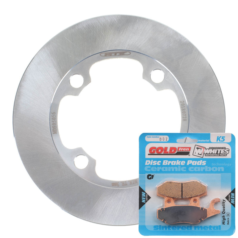 Whites Brake Rotor & Pad Front Kit - Suzuki LTF300F 02-20 - Left