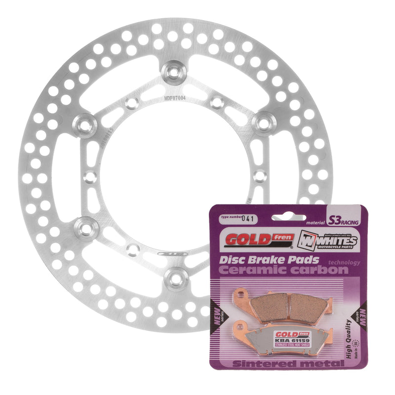 BRAKE ROTOR & PAD FRONT KIT - YAM YZ250F 01-06