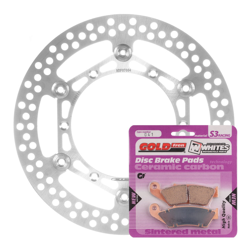 BRAKE ROTOR & PAD FRONT KIT - YAM YZ450F 03-07