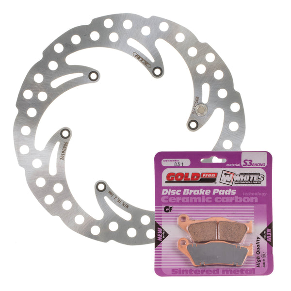 BRAKE ROTOR & PAD FRONT KIT - KTM 250 SX-F 05-06 - WAVE