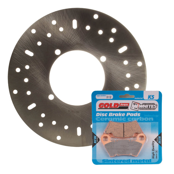 BRAKE ROTOR & PAD FRONT KIT - POL ACE 570 16-17