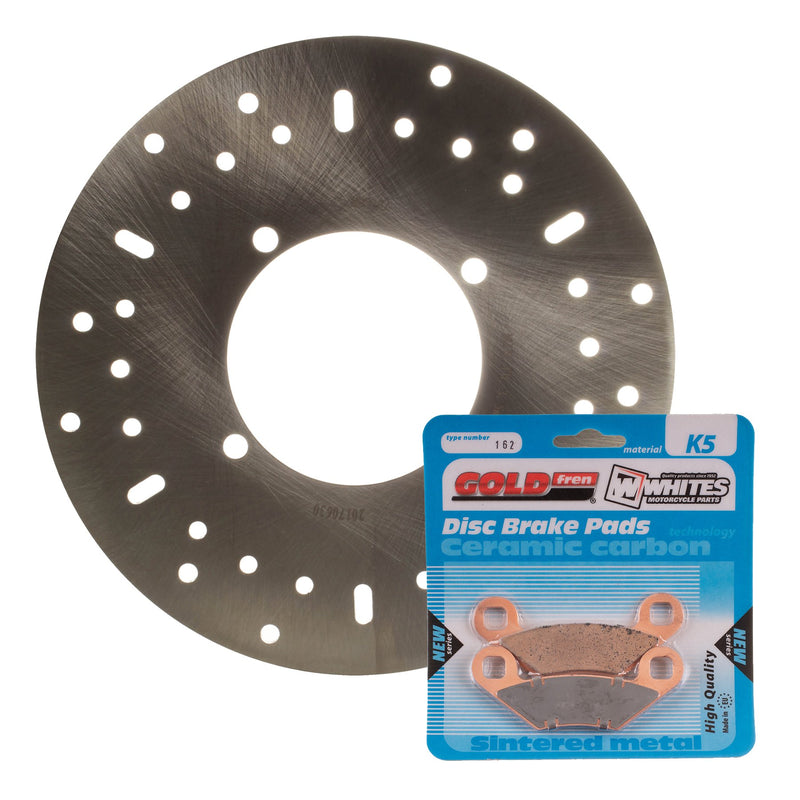 BRAKE ROTOR & PAD FRONT KIT - POL SPORTSMAN 570 HD EPS 18-20