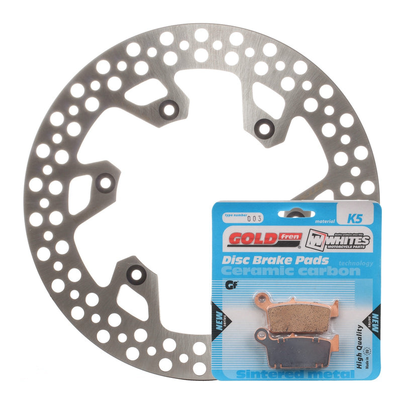 BRAKE ROTOR & PAD REAR KIT - YAM WR250F 02