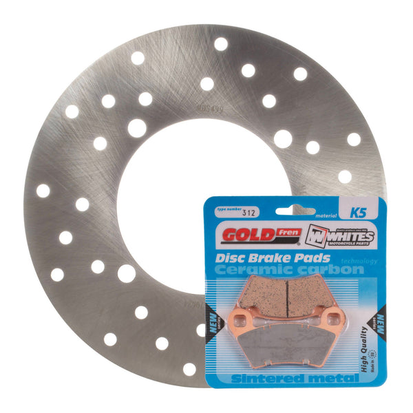 Kit Brake Disc & Pad Rear - Pol Ranger 570 Mid Size 14-21