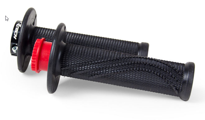 Rtech Handlebar Grips R20 Lock On Black