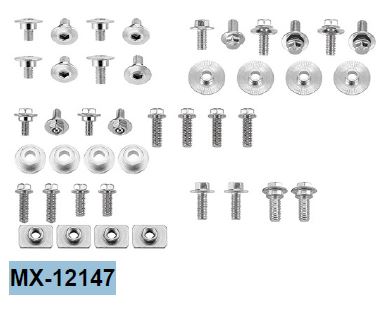 Psychic Mx Body Panel Fastener Bolt Kit Honda Crf250R 10-13 Cfr450R 09-12