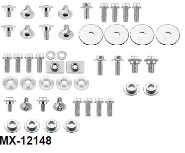 Psychic Mx Body Panel Fastener Bolt Kit Honda Crf250R 04-05 Crf250X 04 Crf450X