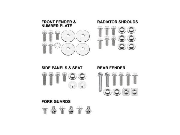 Psychic Mx Body Panel Fastener Bolt Pack Suzuki Rm125 Rm250 01-08