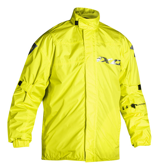 Ixon MADDEN Bright Yellow / Black Rain Jacket Size 3XL