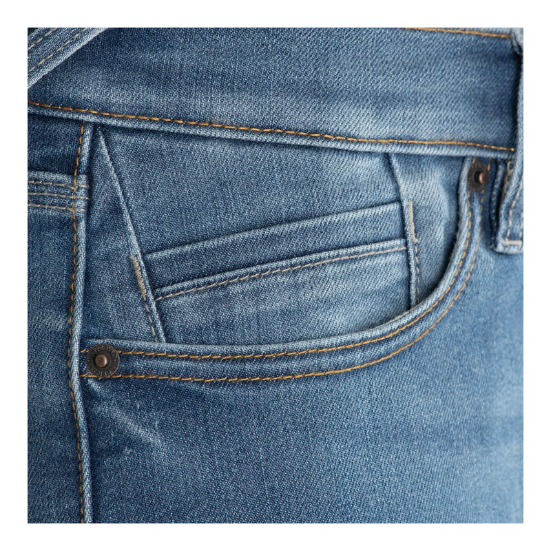 Oxford Original CE AA Armourlite Straight Jeans - Blue (Long - 34L) Size 36