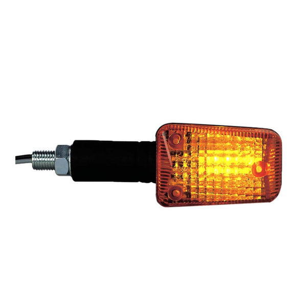 OXFORD INDICATOR - RECTANGLE SHORT BLK LED (PAIR)