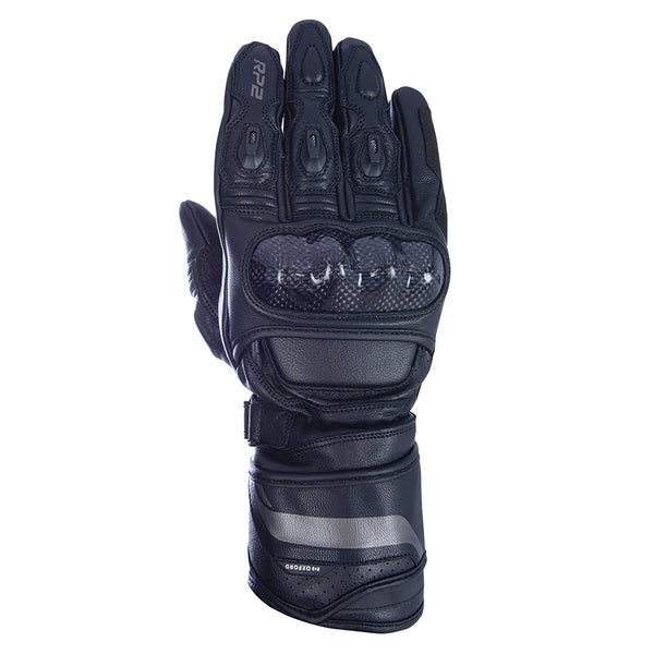 Oxford RP2 Leather Sport Stealth Black Road Gloves Size 3XL