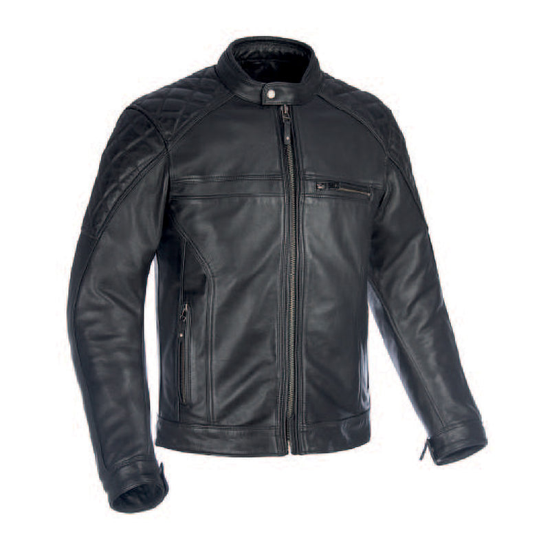 Oxford Route 73 2.0 Leather Jacket - Black Size 2XL