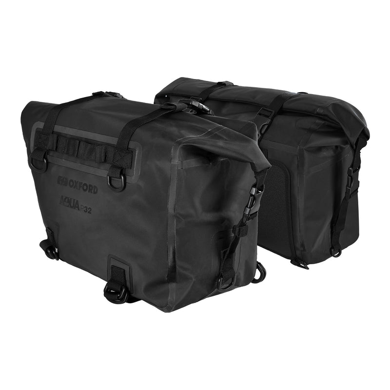 OXFORD AQUA P32 PANNIER BAGS PR BLK  (NEW)