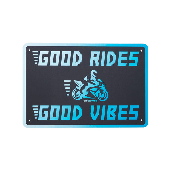 OXFORD GARAGE METAL SIGN: GOOD VIBES