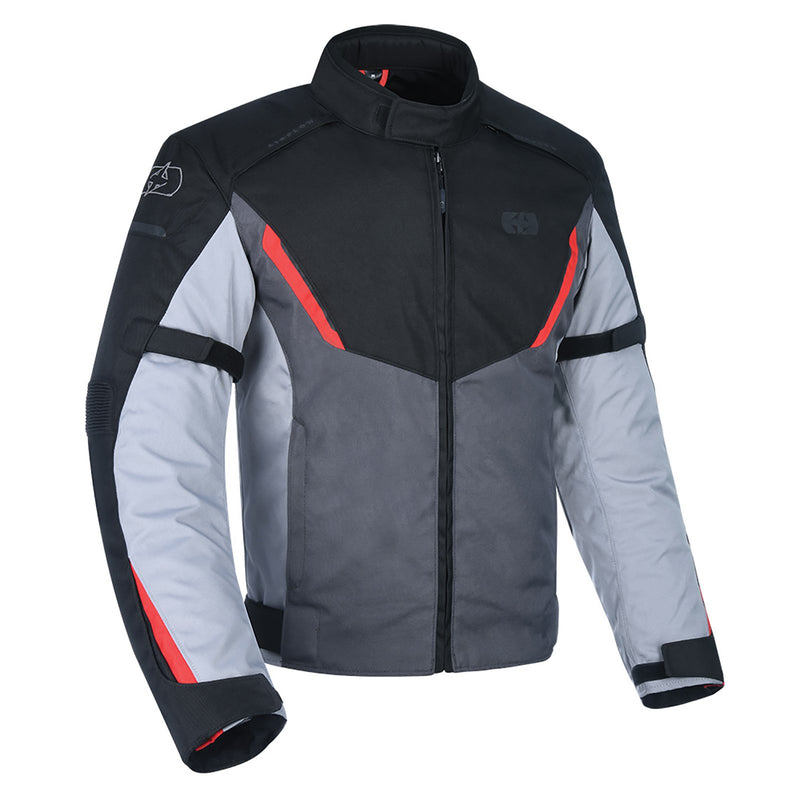 Oxford Delta 1.0 Waterproof Jacket - Black / Grey / Red Size Large