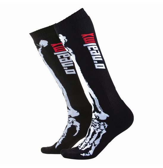 Oneal PRO MX XRAY Black White One Size Socks